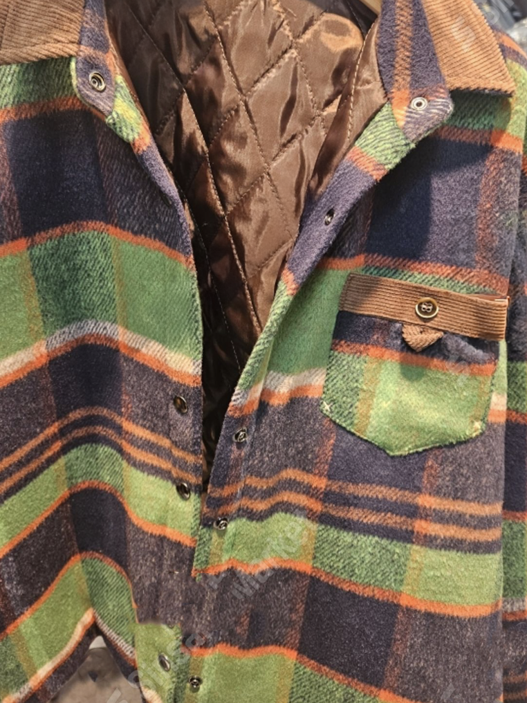 Snap Button Tartan Shirt (2 Colours)