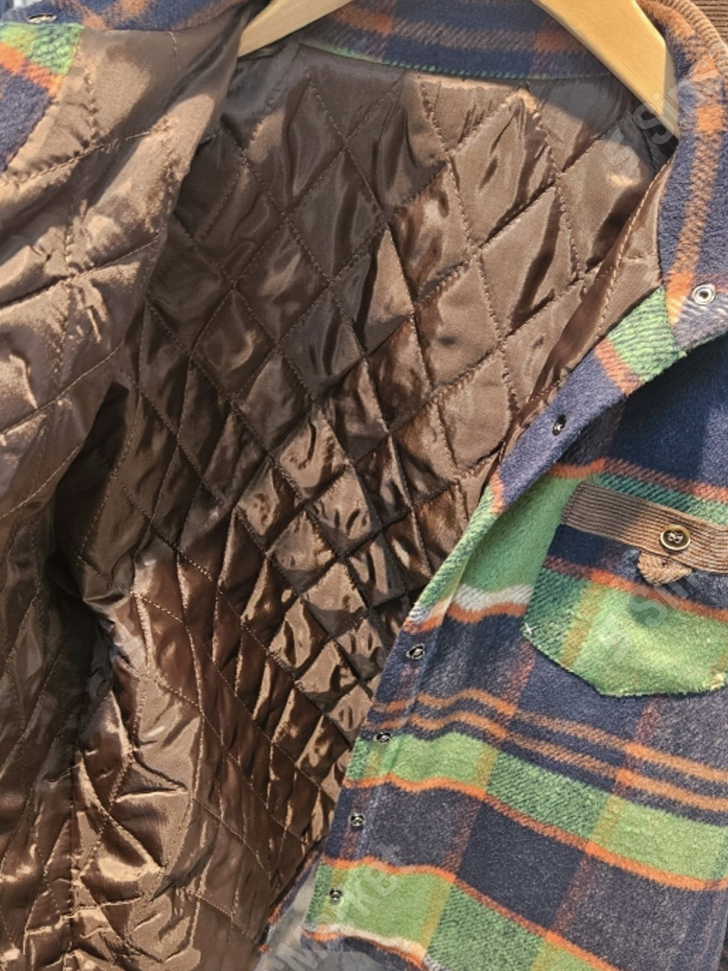 Snap Button Tartan Shirt (2 Colours)