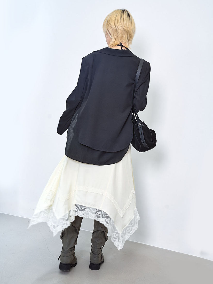 Layered Flare Blazer (2 Colours)
