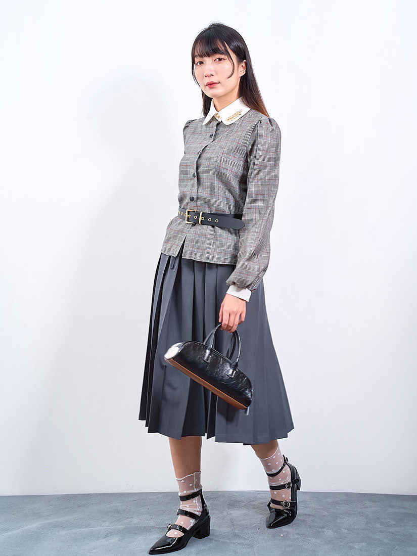Rose Gold Buckle Leather Belt (3 Colours)