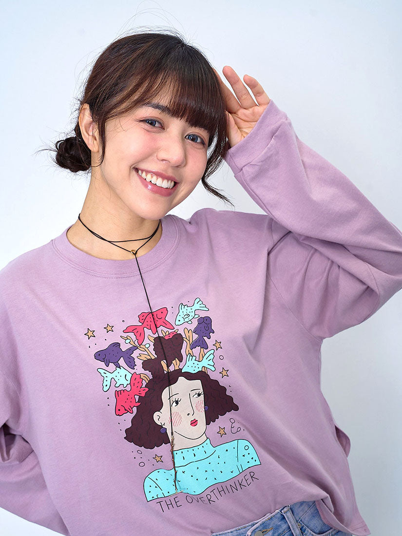 'The Overthinker' Long Sleeve Tee (3 Colours)