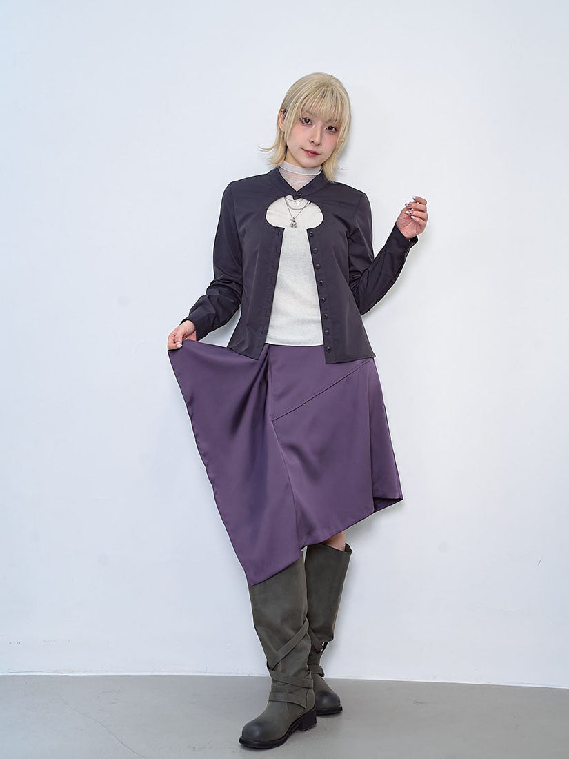 Stylish Cut-Out Shirt