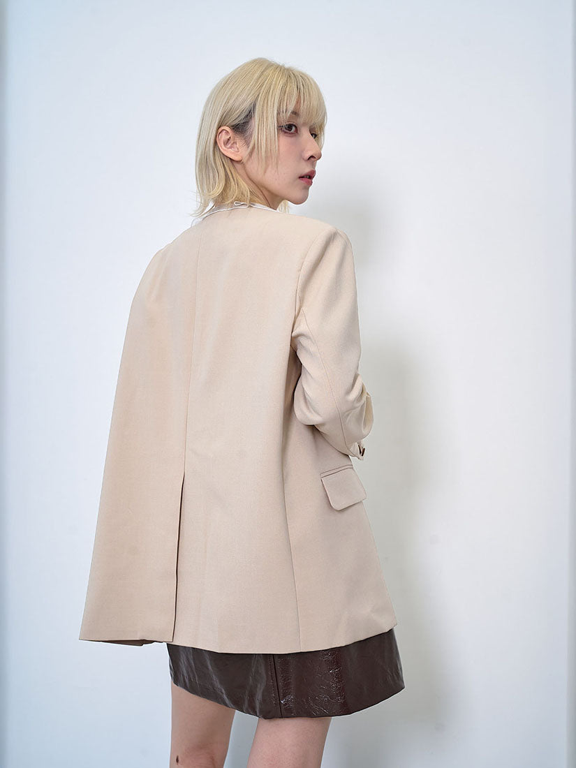 Layered Detail Blazer (2 Colours)