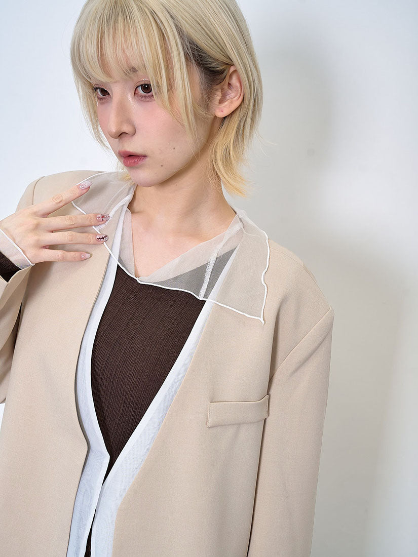 Layered Detail Blazer (2 Colours)
