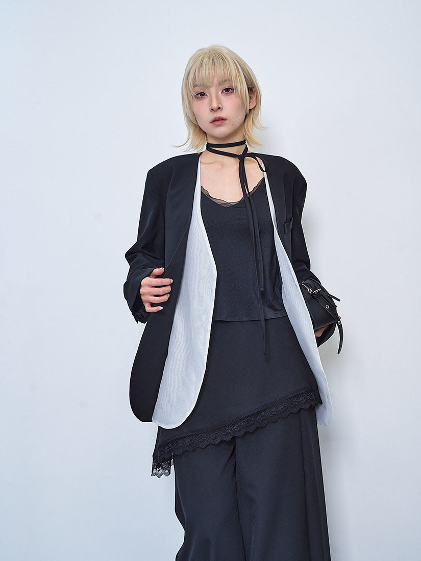 Fringed Lace Belt Trousers (2 Colours)