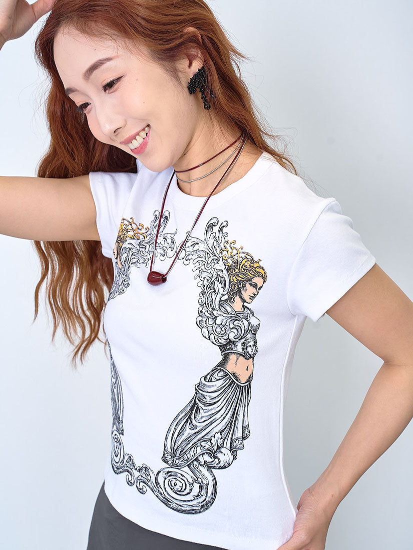 Grecian Printed Tee (3 Colours)