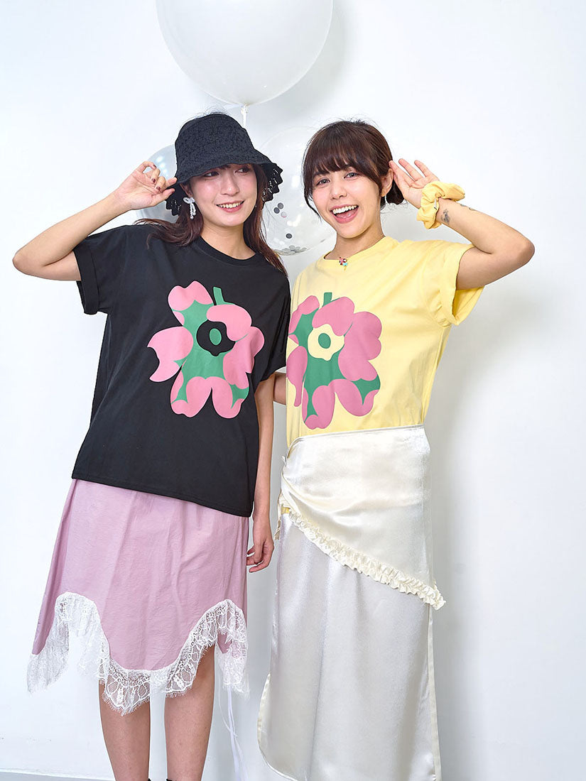Flower Printed Tee (2 Colours)