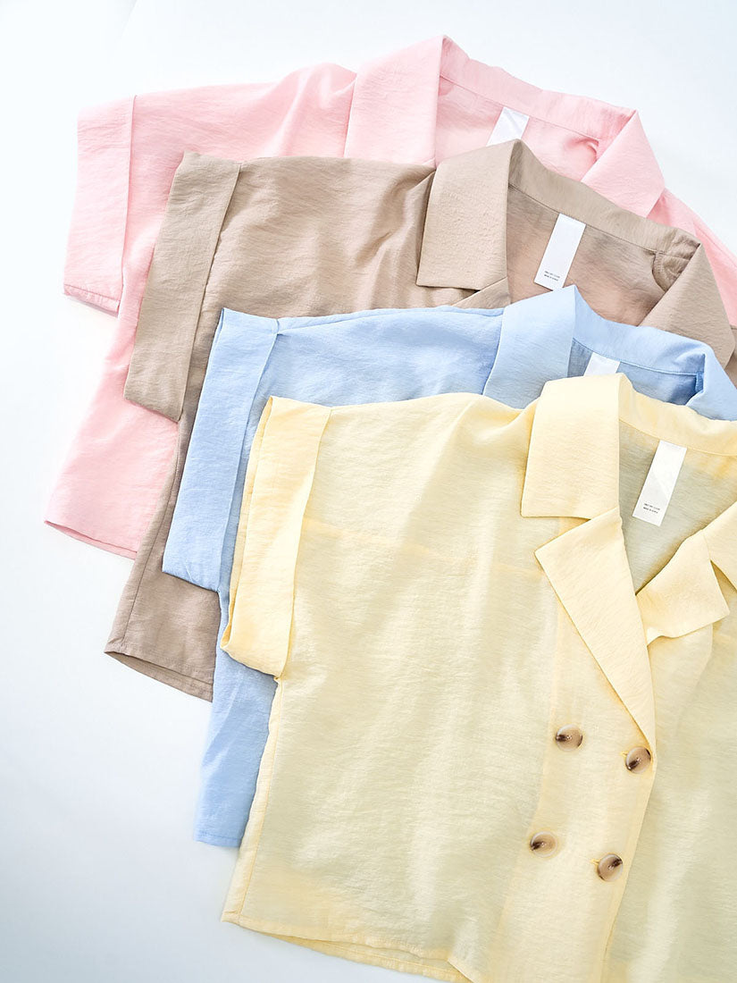Lightweight Crop Blazer (6 Colours)