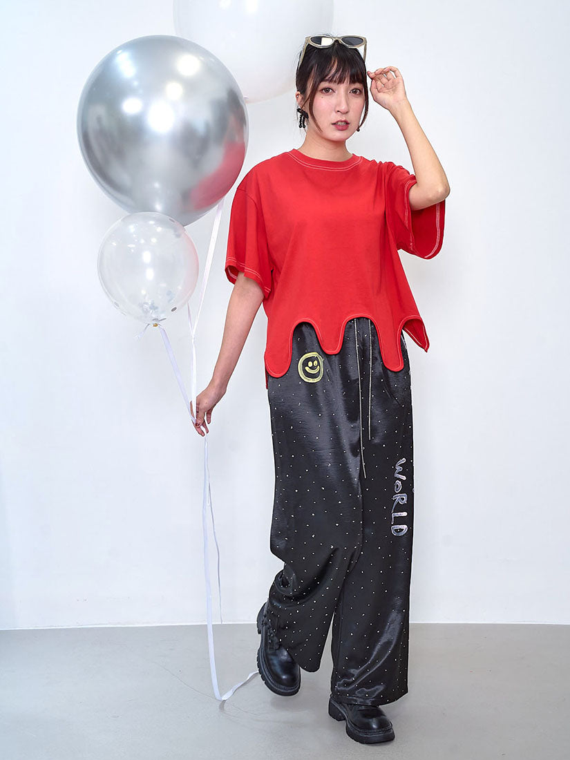 Hand Paint Hotfix Pants (2 Colours)