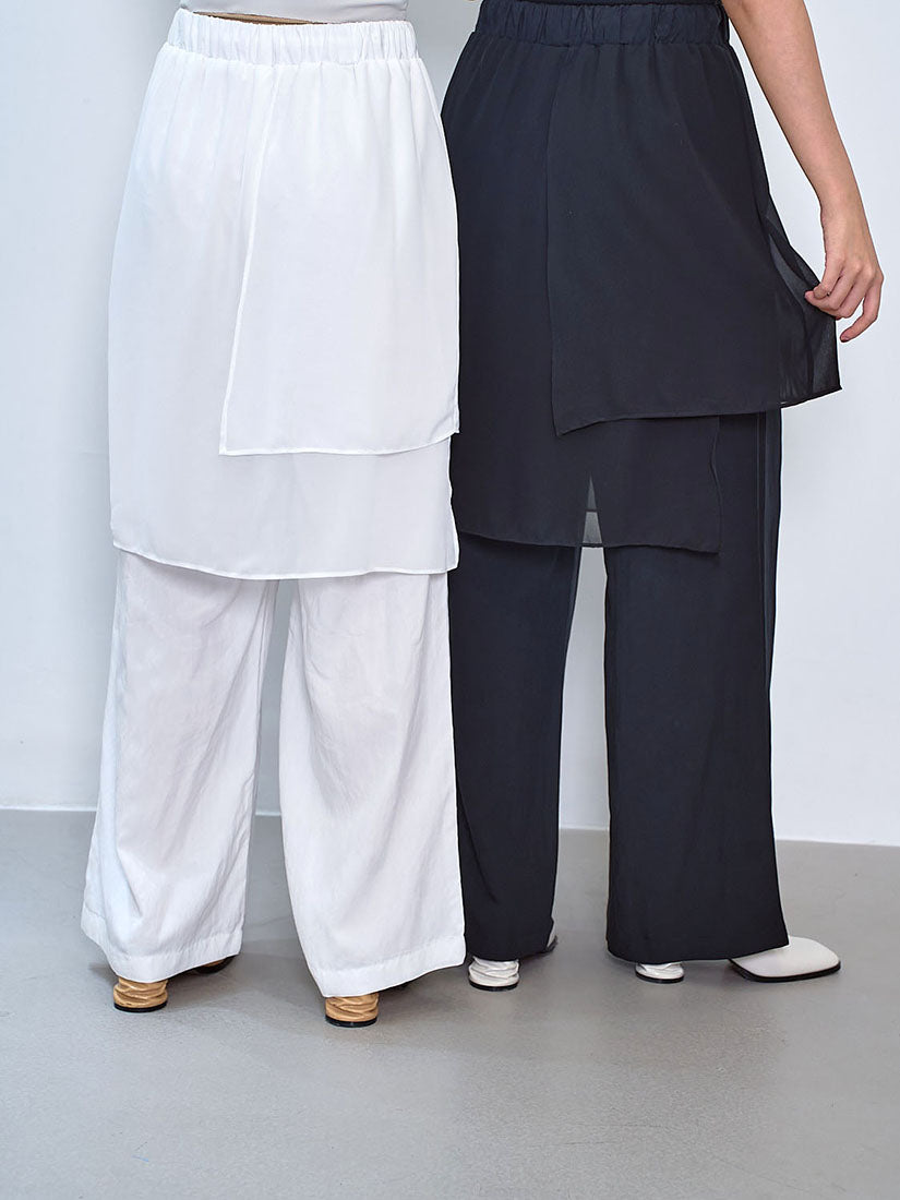 Chiffon Layered Pants (2 Colours)