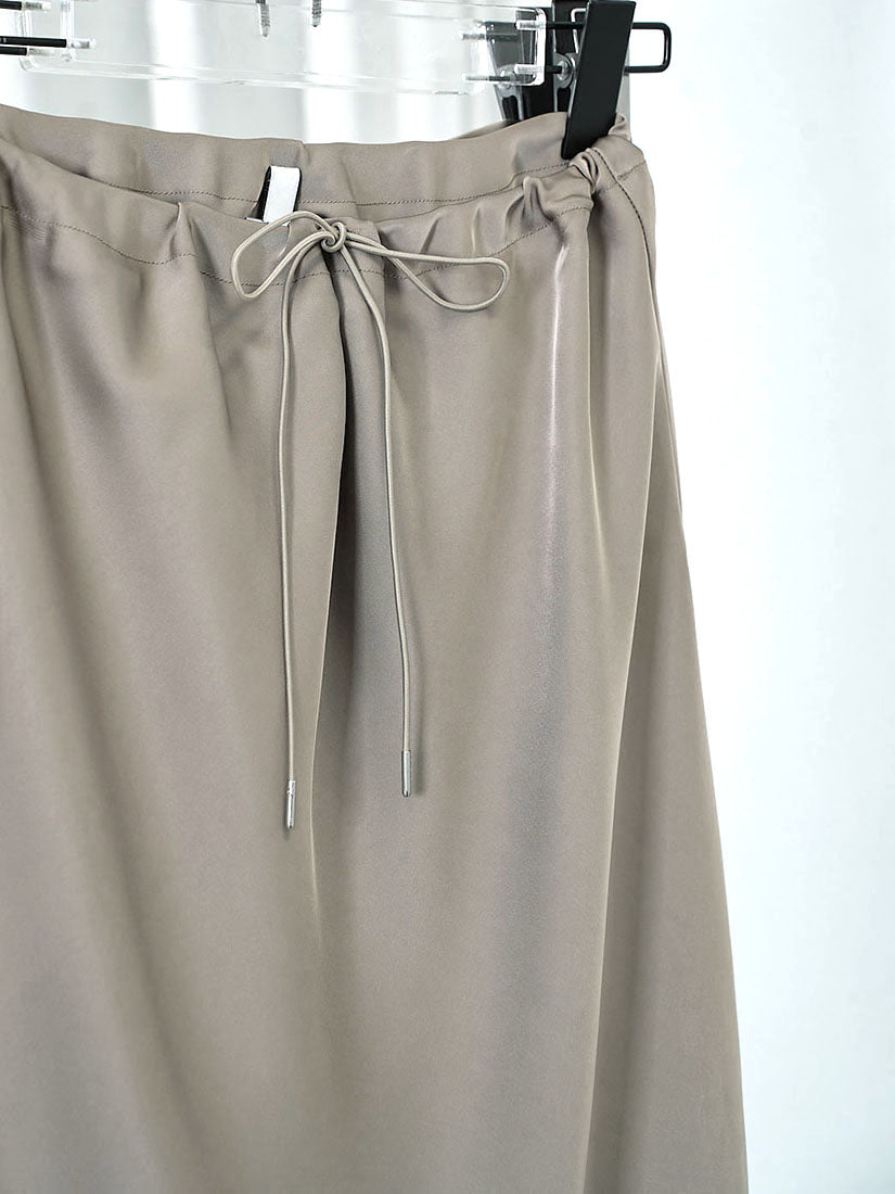 Drawstring Midi Skirt