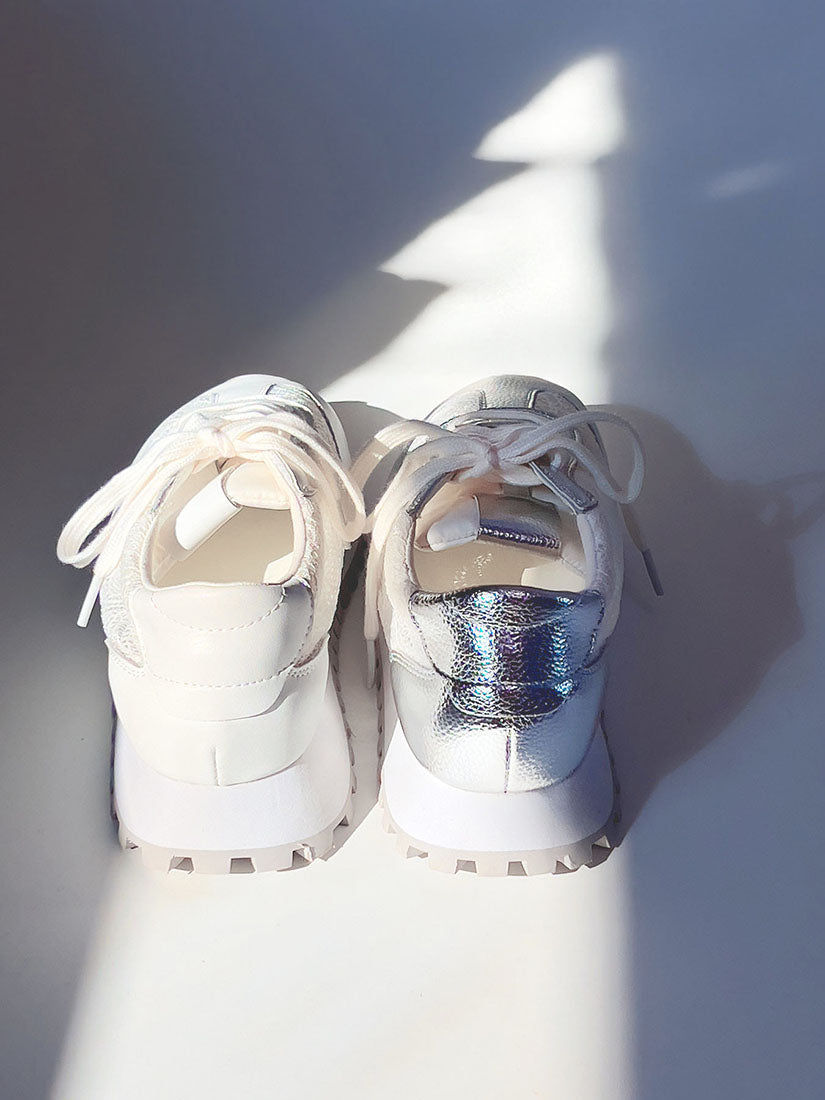 Lace Trim Trainers (Display Sale)