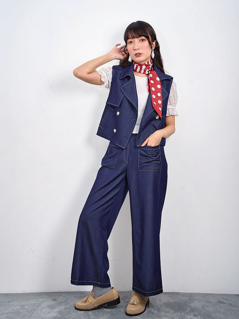Polka Dot Striped Printed Scarf (2 Colours)