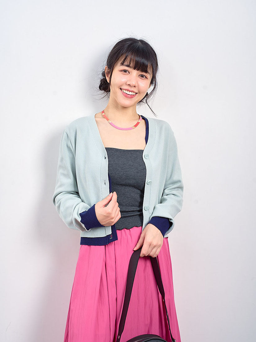 Layered V Neck Cardigan (2 Colours)