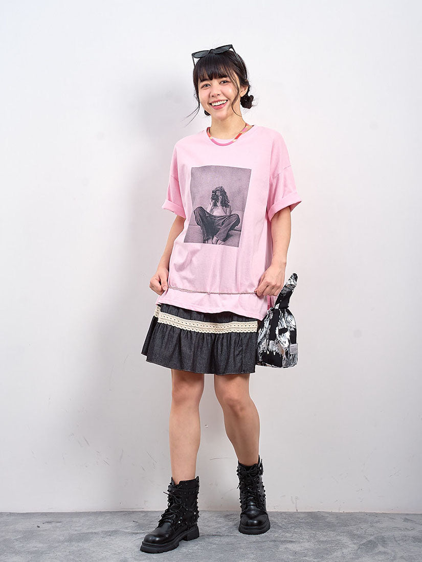 Cameraman Print Tee (2 Colours)