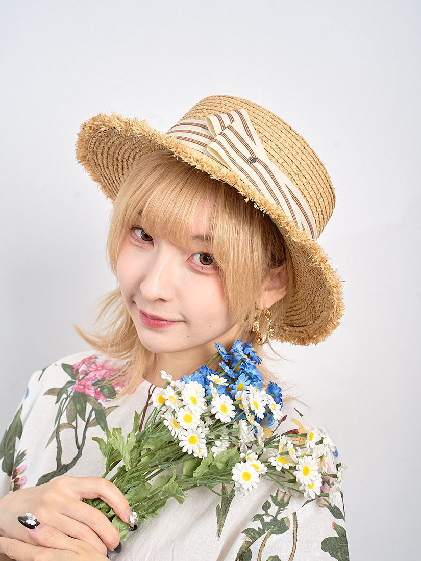 Floral Printed Linen Top