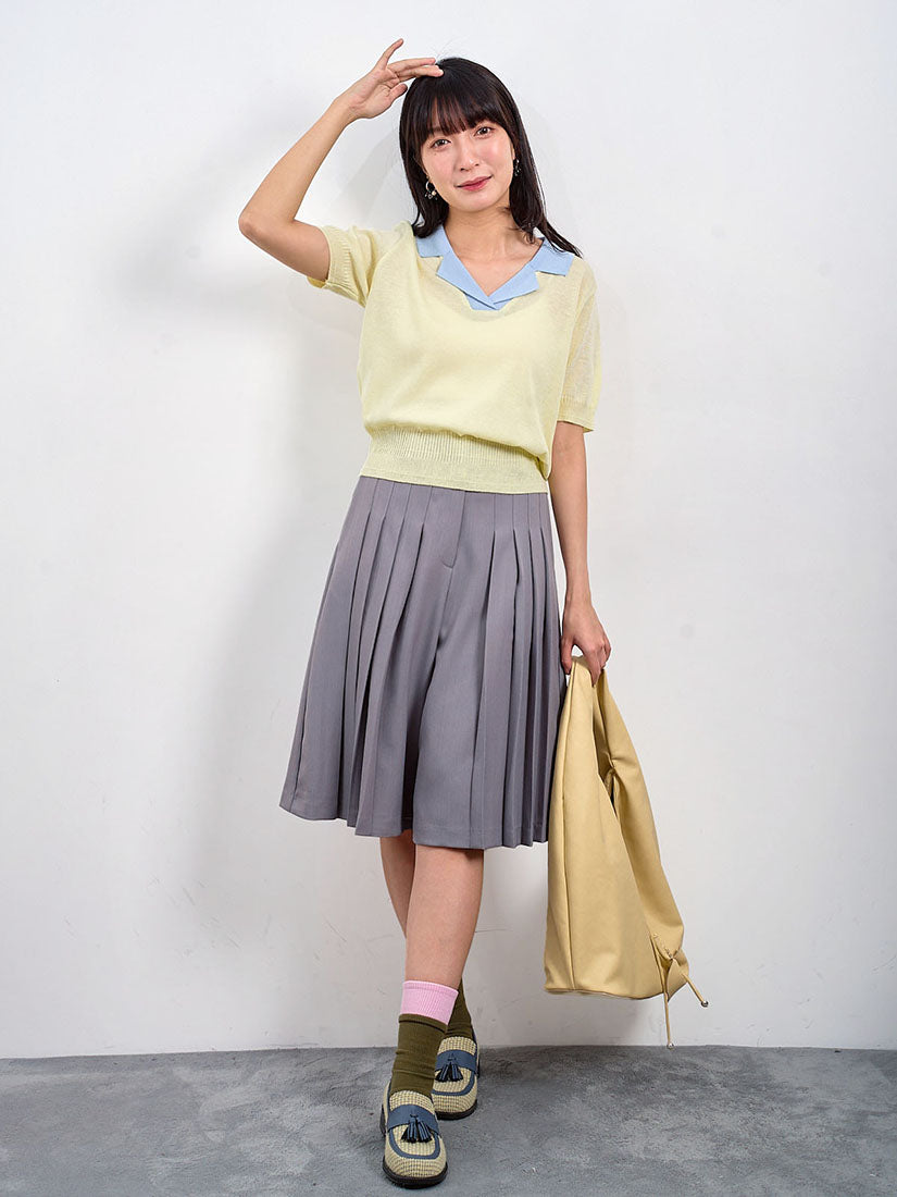 Pleated Culotte (3 Colours)