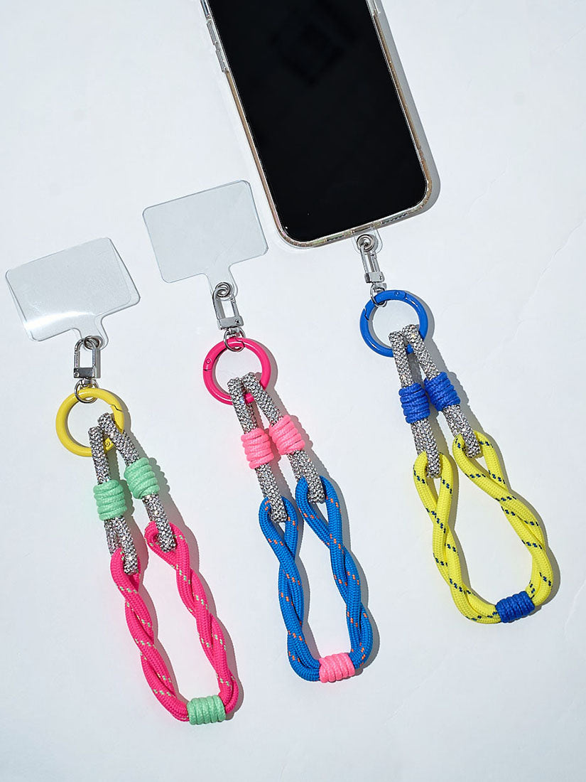Fluorescent Rope Phone Strap (3 Colours)