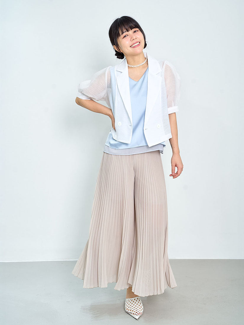 Layered Silky V Neck Vest (4 Colours)