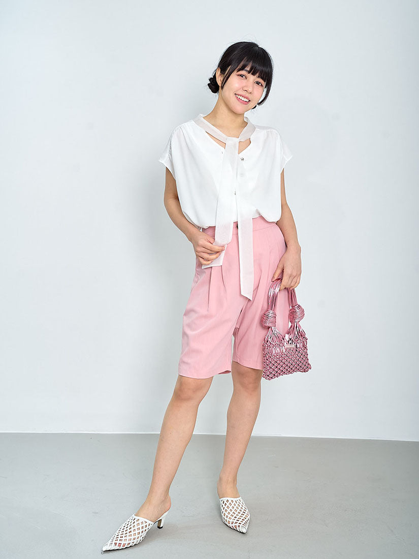 Pinstriped Bermuda Shorts (3 Colours)
