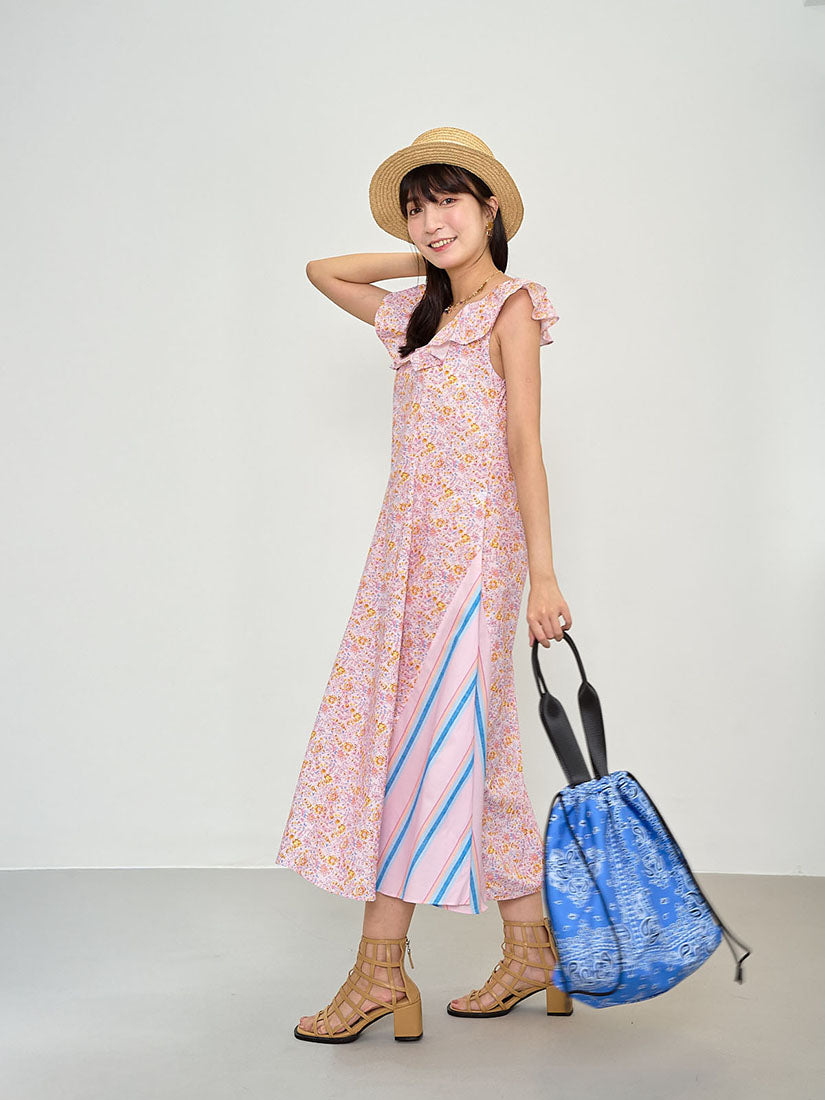 Paisley Drawstring Tote Bag (2 Colours)