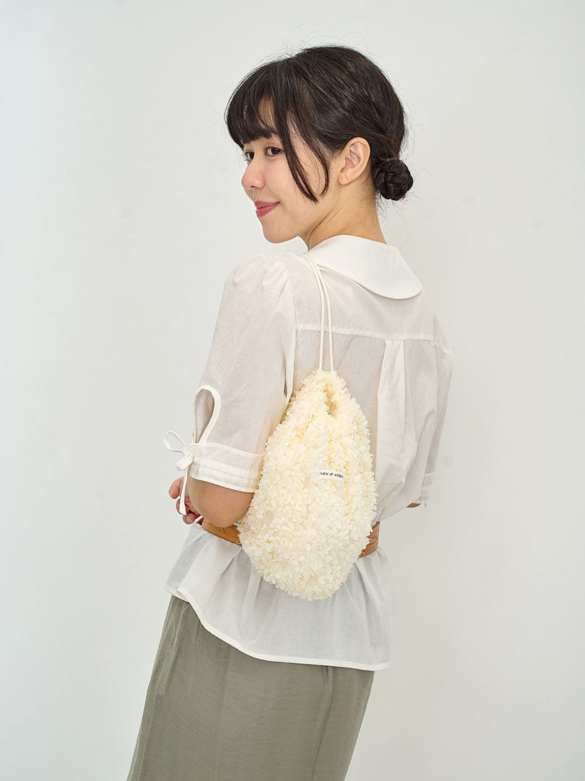 Floral Embroidered Front Blouse