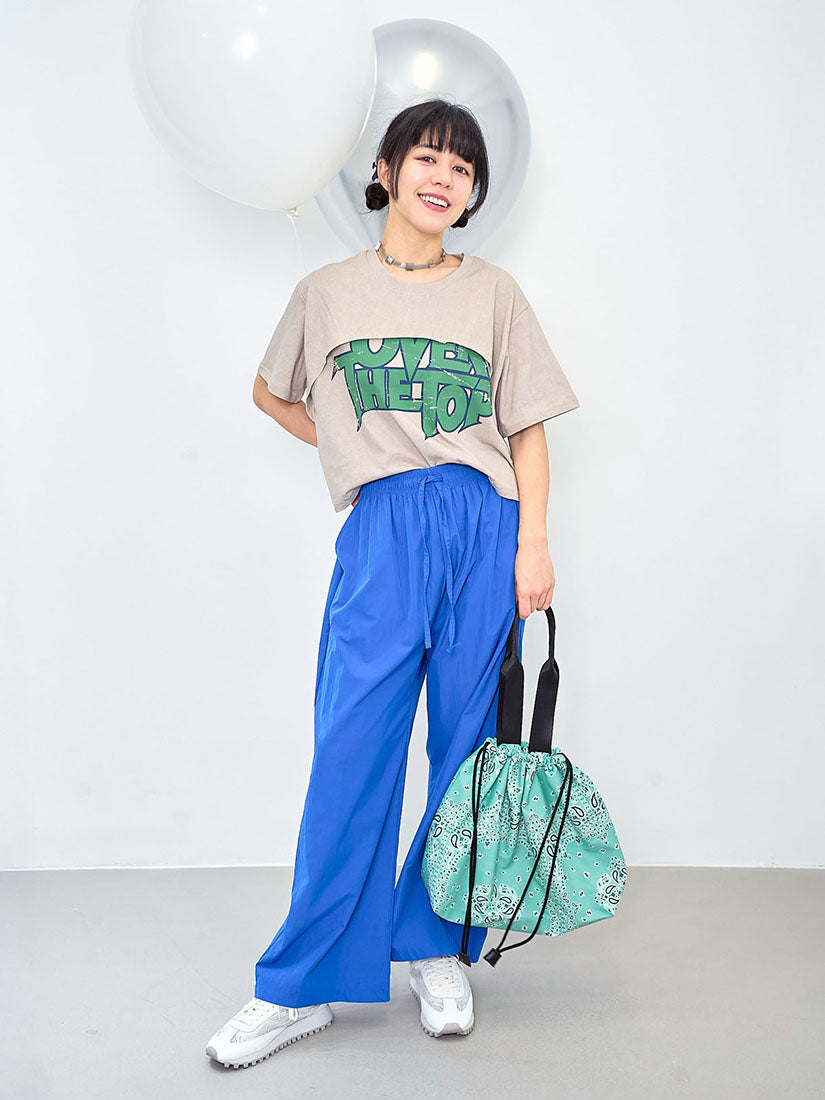Drawstring Waist Wide Leg Pants (3 Colours)