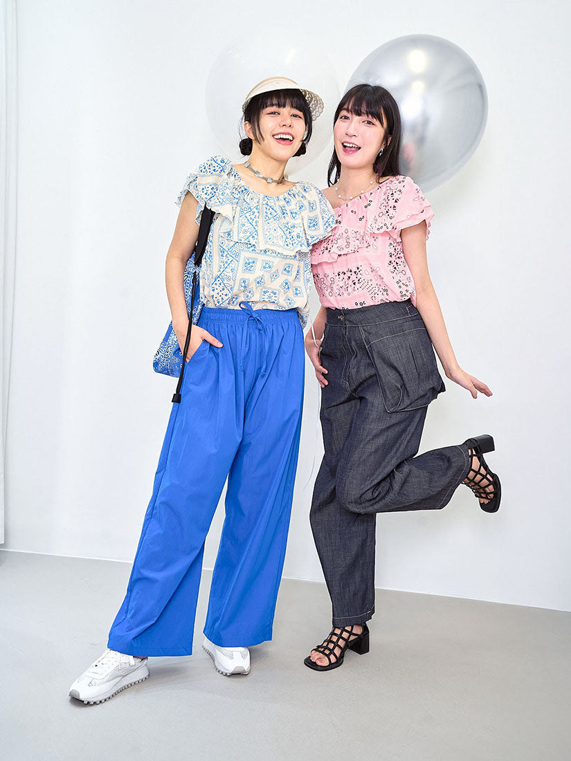 Off Shoulder Printed Top (2 Colours)
