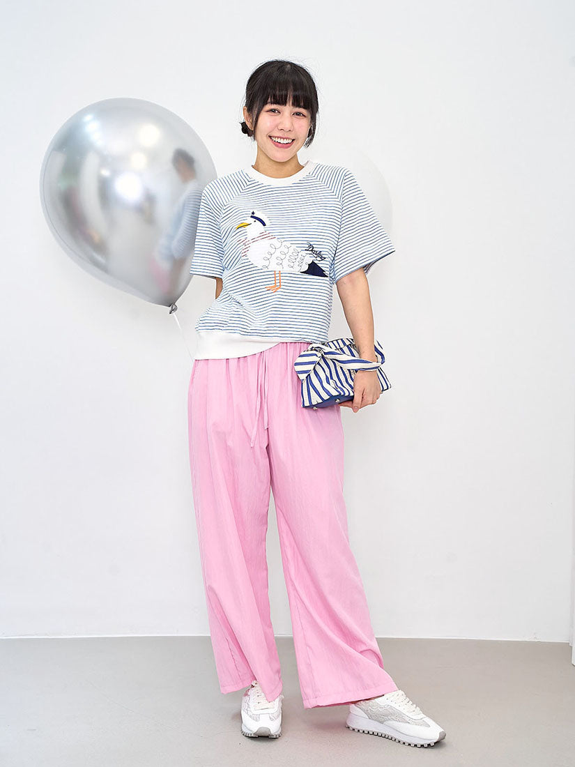 Drawstring Waist Wide Leg Pants (3 Colours)