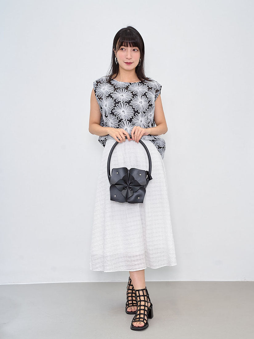 See Through Plaid Pleated Skirt (2 Colours)