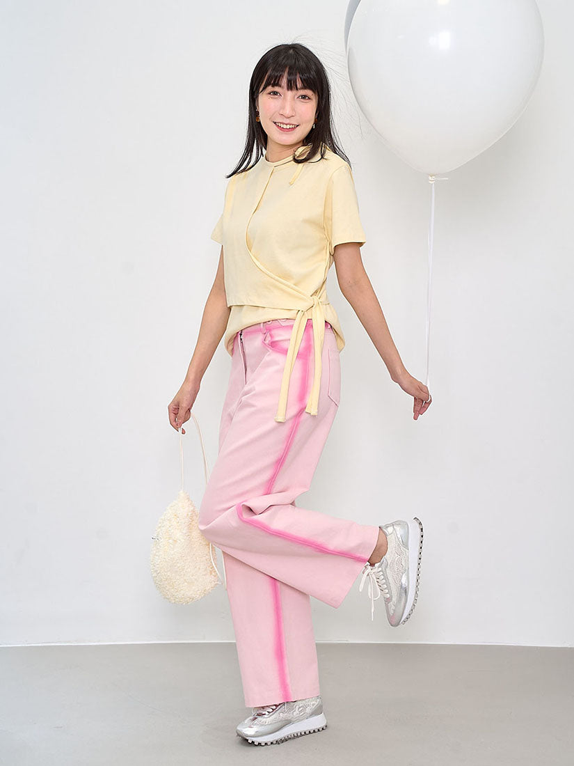 Layered Tie Waist Tee (2 Colours)