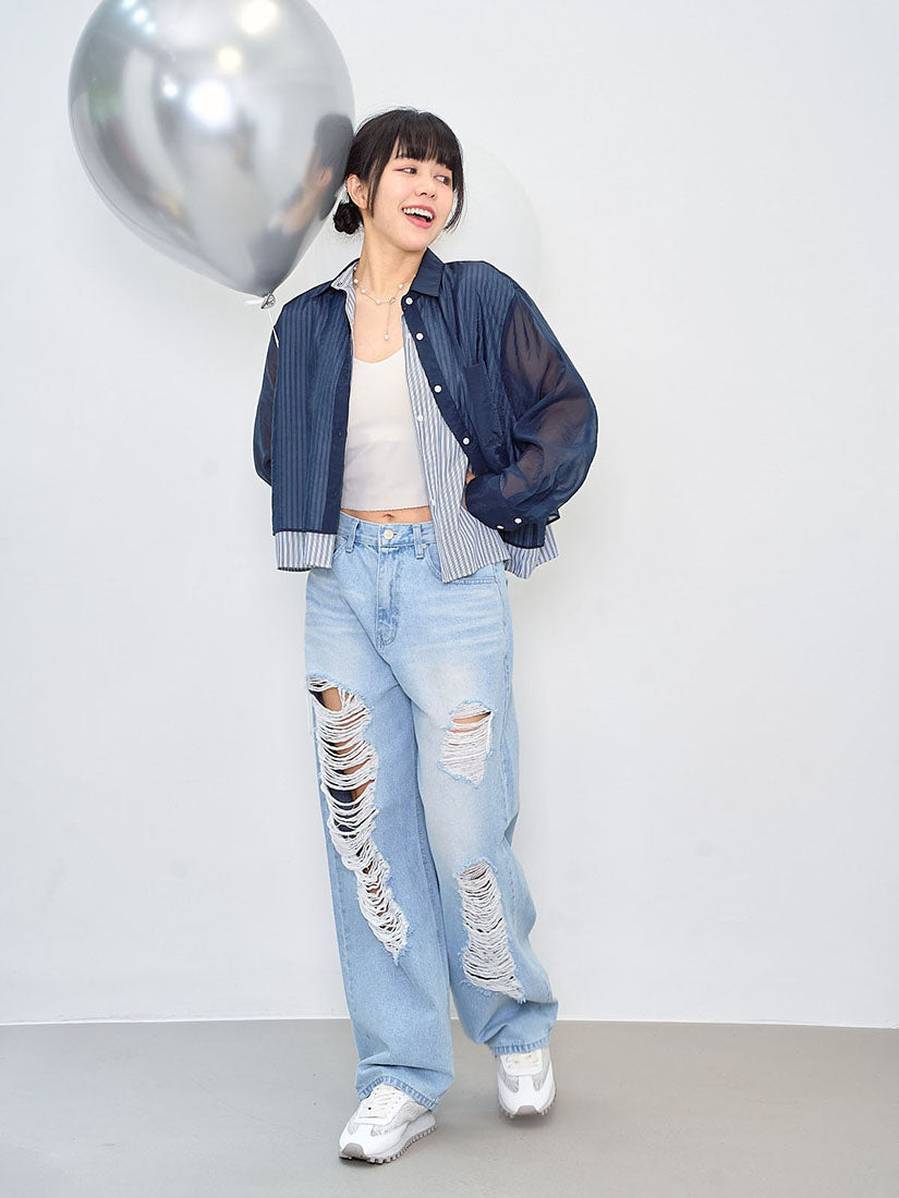 Distressed Jeans