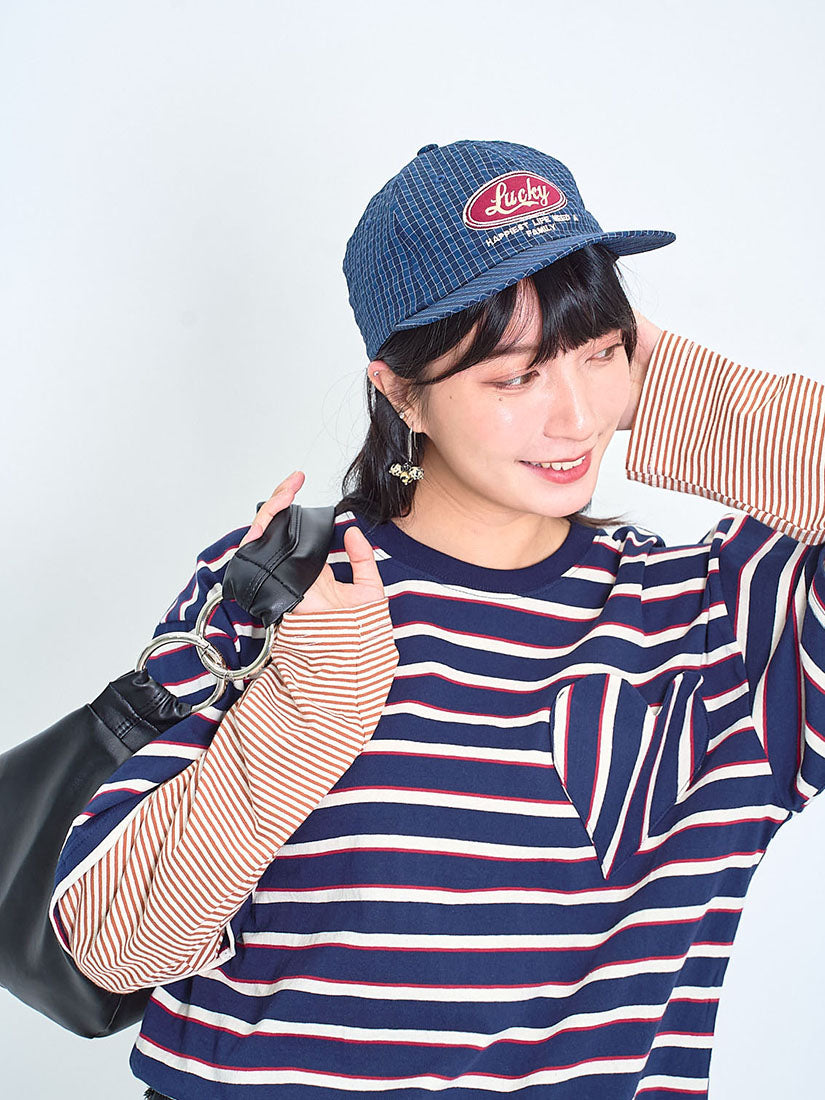 'Lucky' Checkered Cap (3 Colours)