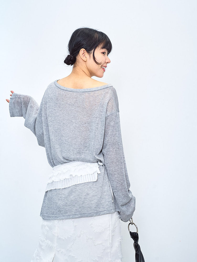 Ruffle Frill Lace Belt