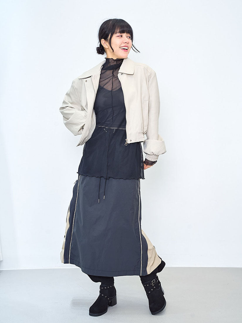 Leather Bomber Jacket (2 Colours)