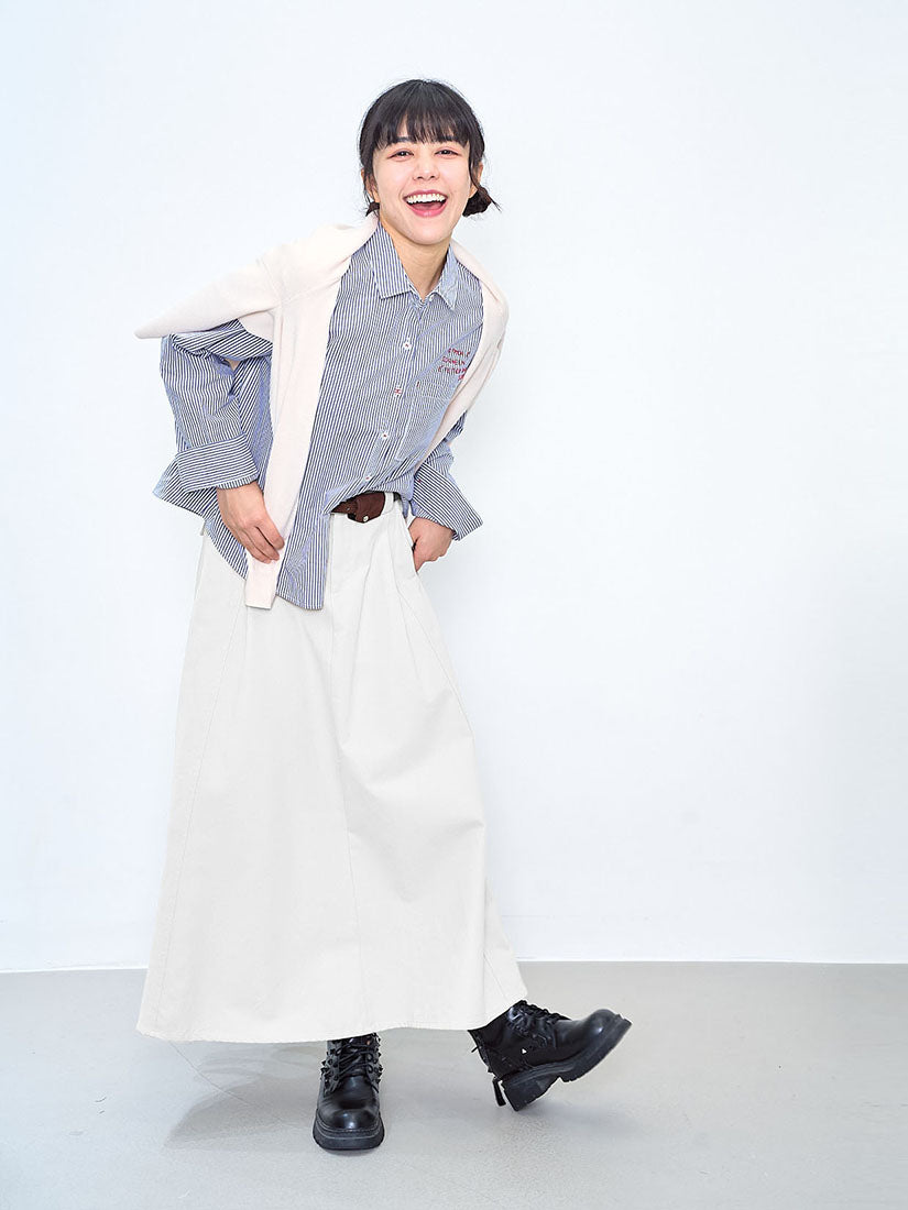 Text Embroidered Shirt (2 Colours)