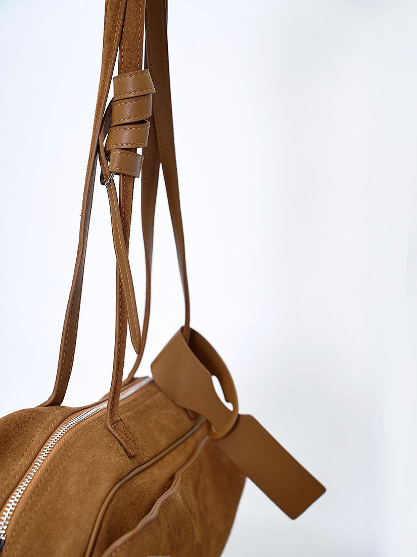 Le Teckel Suede Shoulder Bag (4 Colours)
