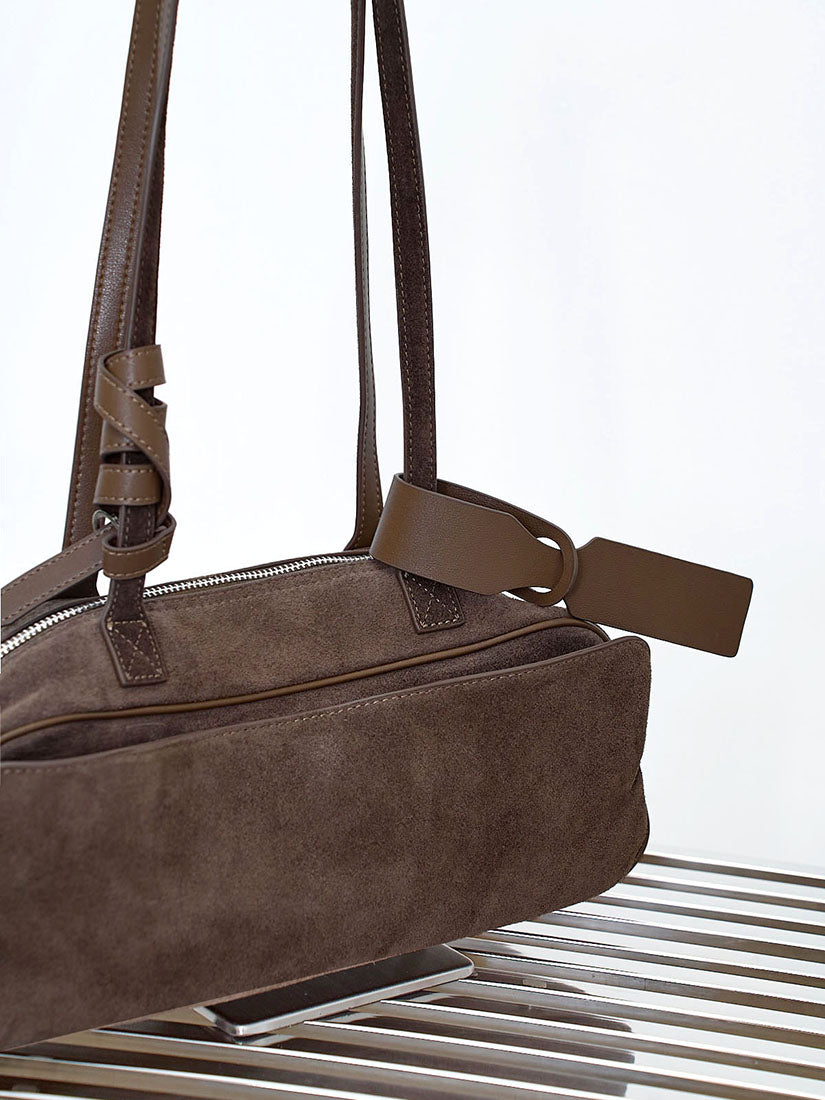 Le Teckel Suede Shoulder Bag (4 Colours)