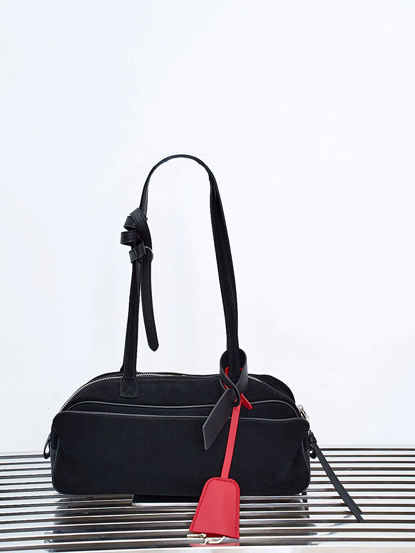 Le Teckel Suede Shoulder Bag (4 Colours)