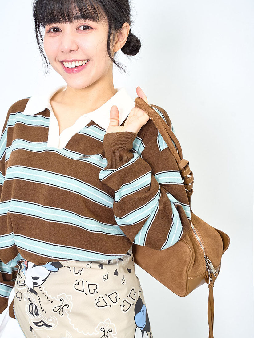 Striped Polo Jumper (2 Colours)