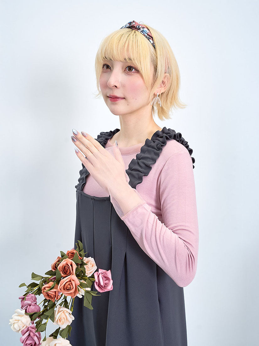 Ruffle Strap Pleated Front Jumpsuit (2 Colours)