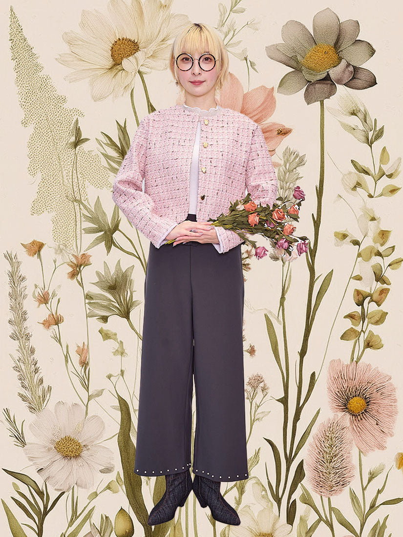 Pearl Hem Pants (2 Colours)