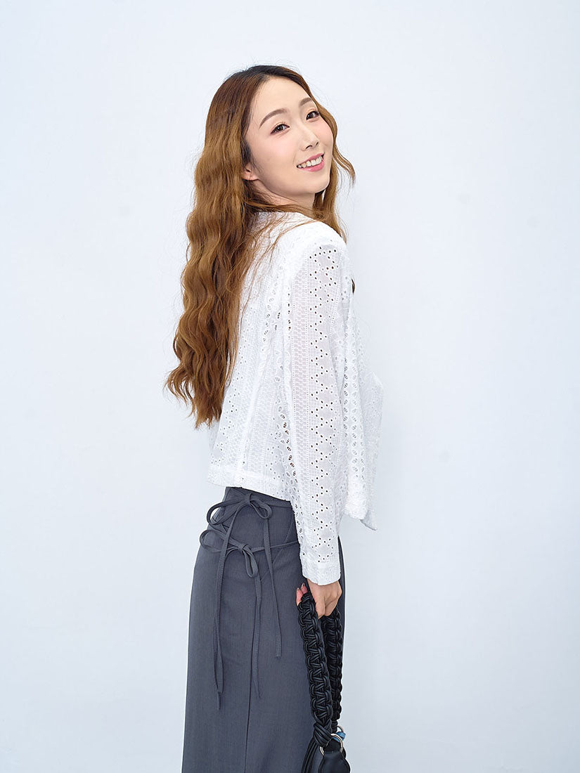 String Tape Raw Edge Pants (2 Colours)