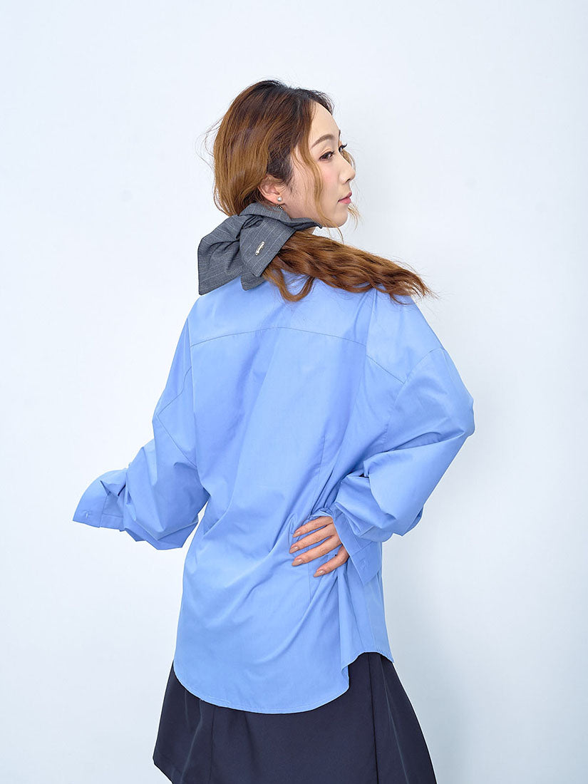 Label V Neck Shirt