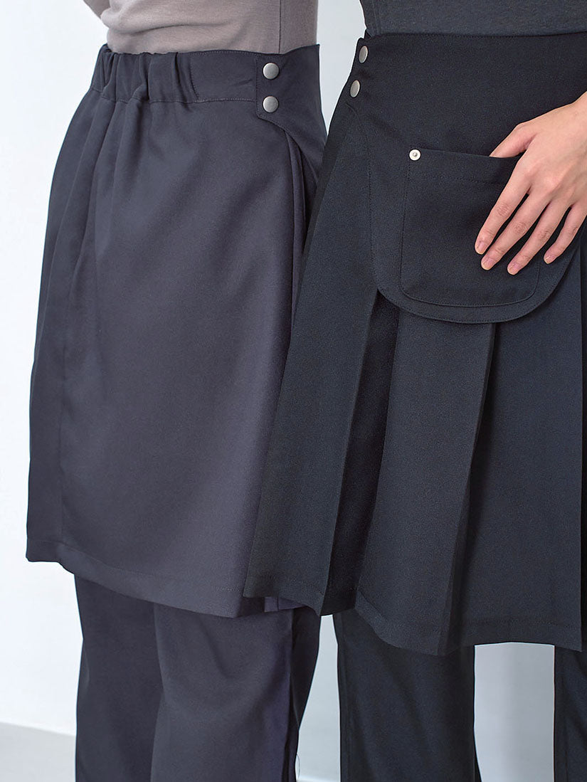 Detachable Pouch Belted Skirt Pants (2 Colours)