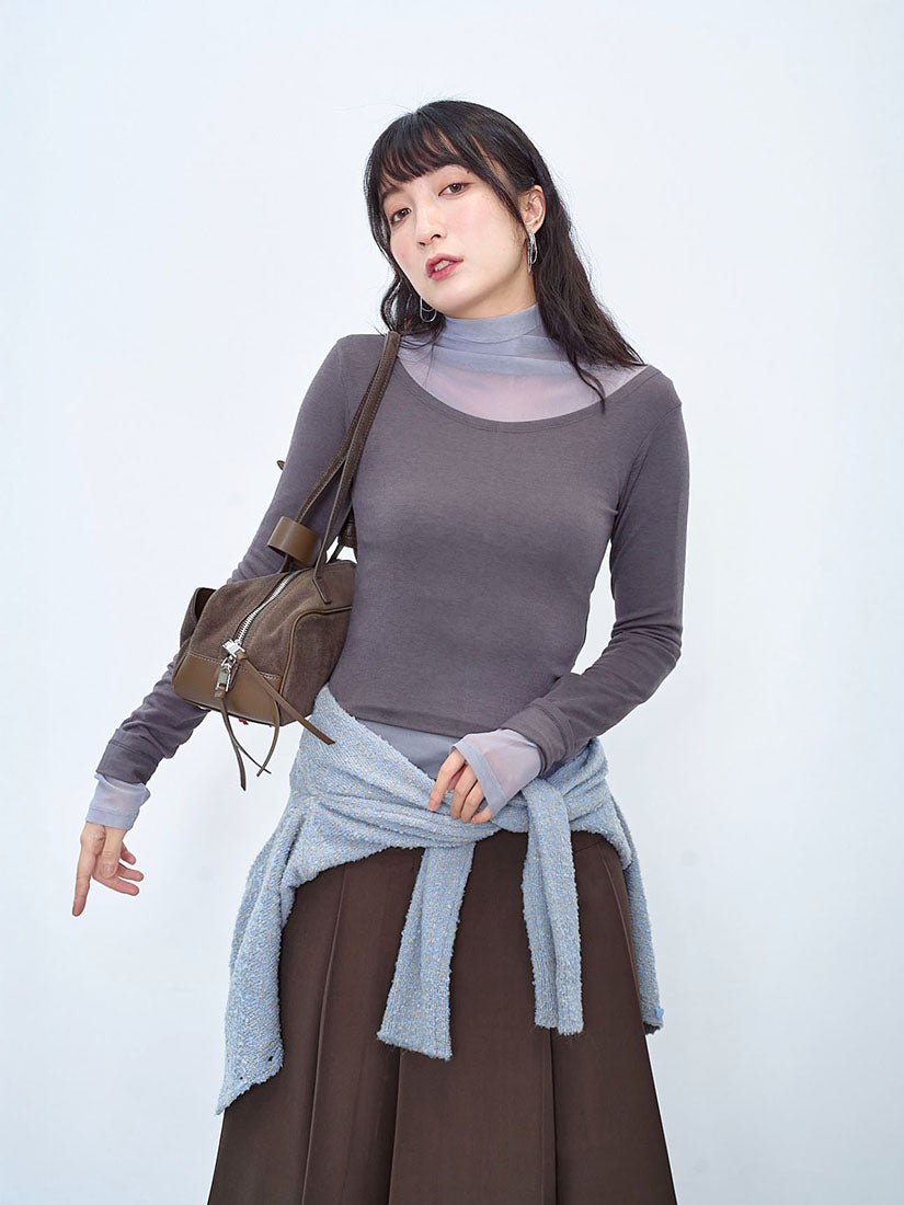 Front Pocket Pleated Skirt (3 Colours)