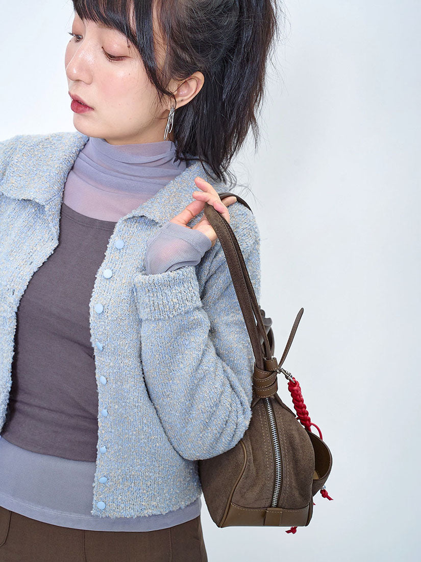 Melange Colour Looply Cardigan (2 Colours)