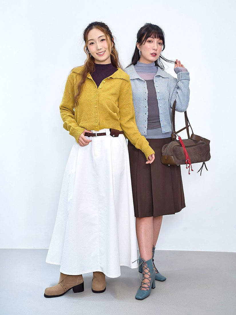 Melange Colour Looply Cardigan (2 Colours)