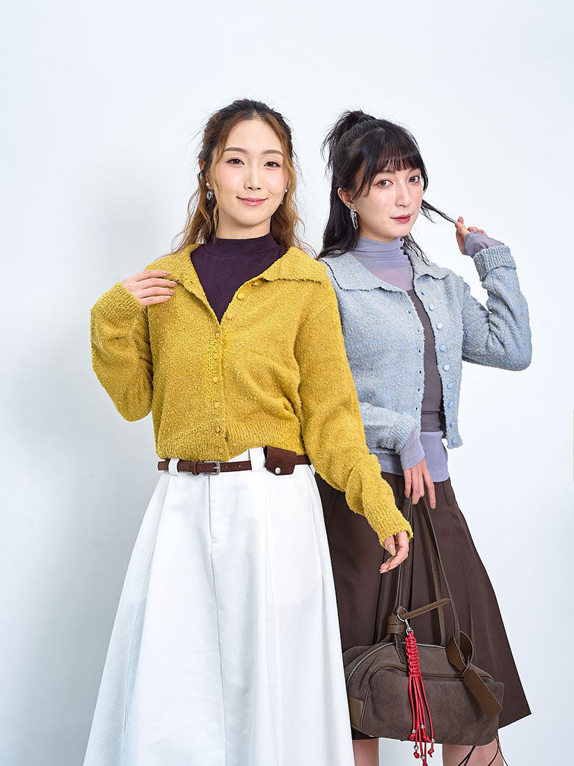 Melange Colour Looply Cardigan (2 Colours)