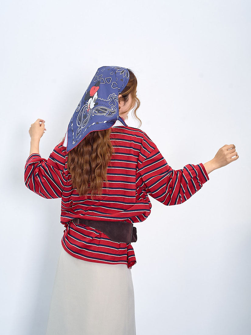 Striped Polo Top (2 Colours)